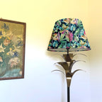 Multicoloured Rainforest Velvet Steep Empire Lampshade | Handmade Ceiling Light Shade | UK