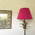 Cerise Pink Velvet Steep Empire Lampshade | Handmade Ceiling Light Shade | UK