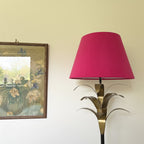 Cerise Pink Velvet Steep Empire Lampshade | Handmade Ceiling Light Shade | UK