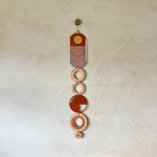 Warm Tones Wall Hangings - Geometric Wall Art - Luxury Wall Decor - Mid-Century Home Decor - Slim Long Wall Tapestry