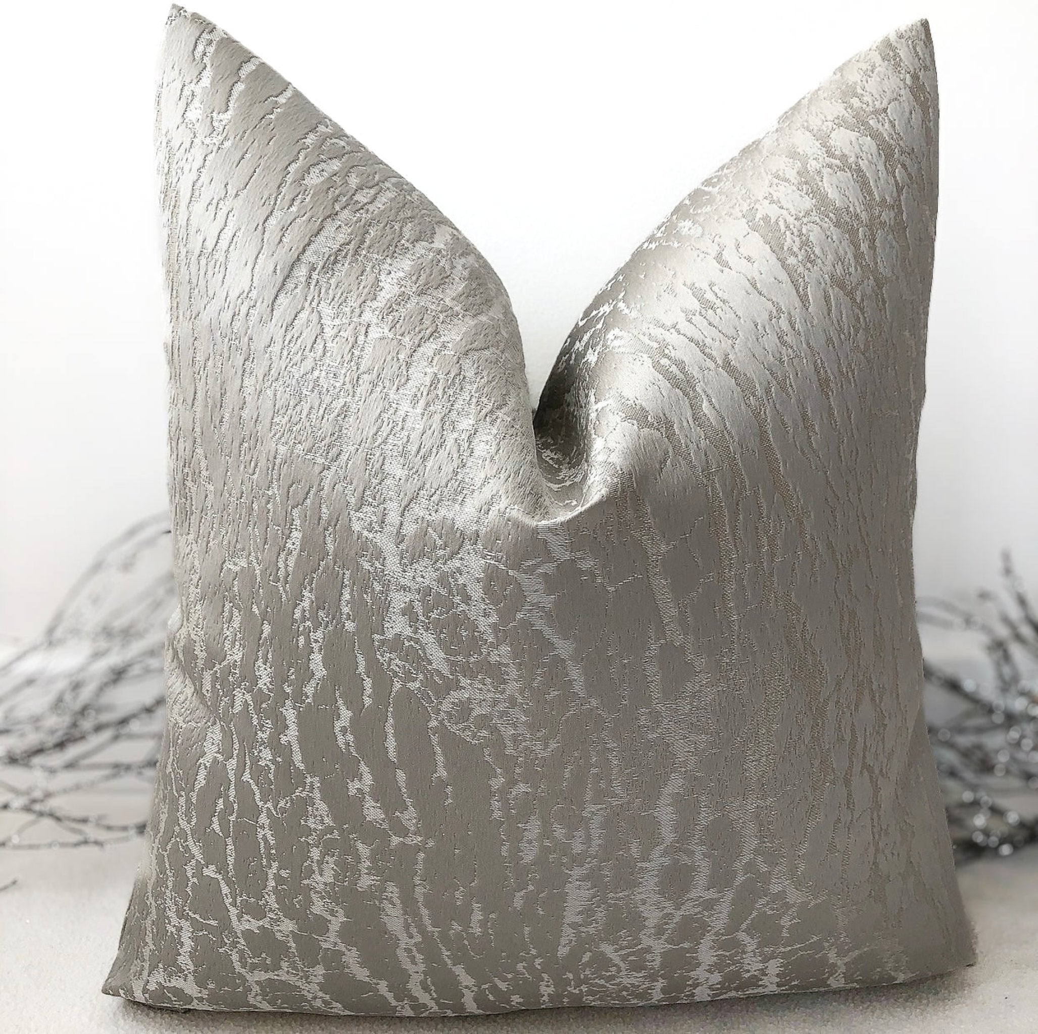 The Couture Cushion - The Tuleste Silver - Style No. 7