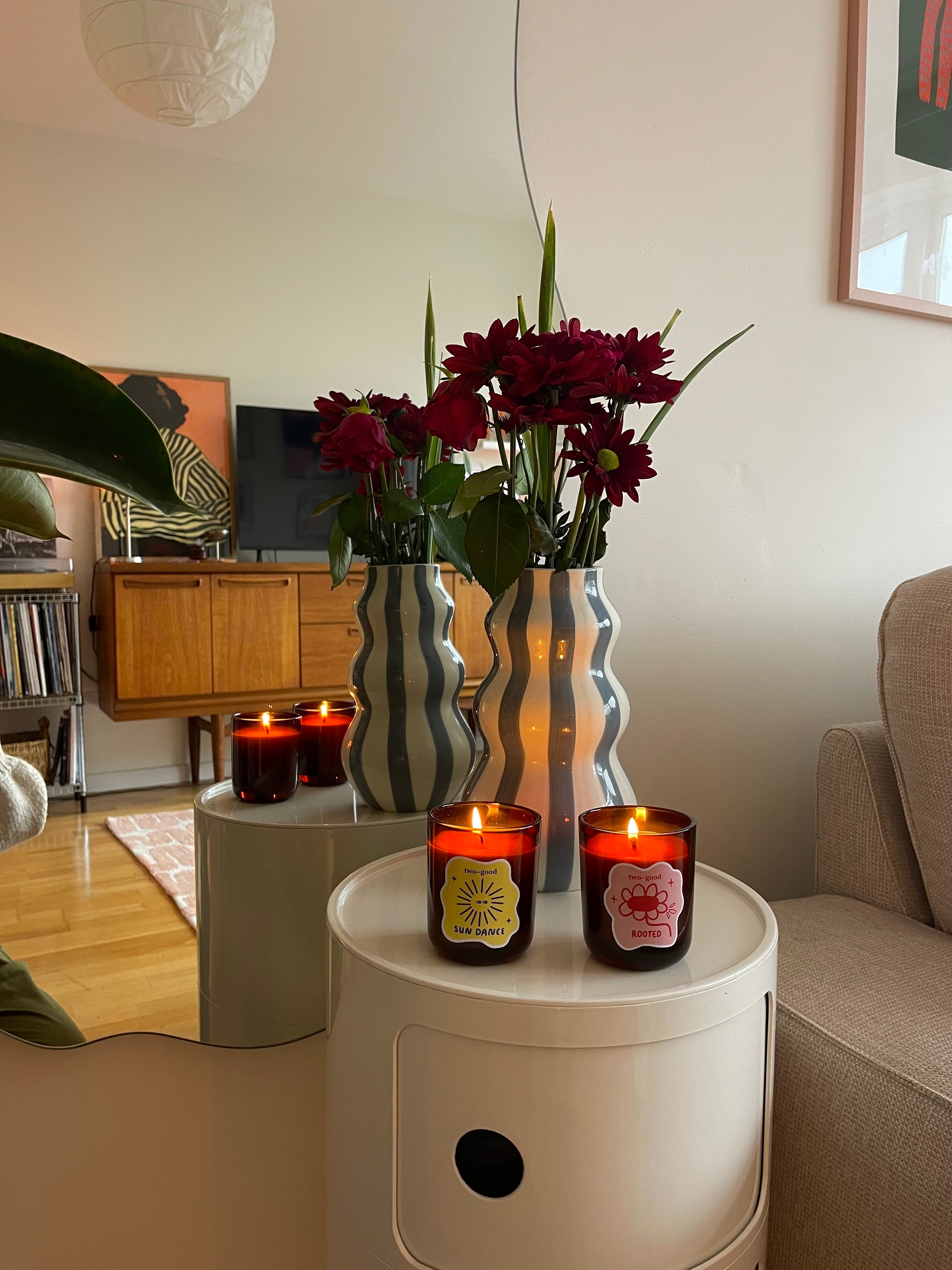 rooted soy wax scented candle