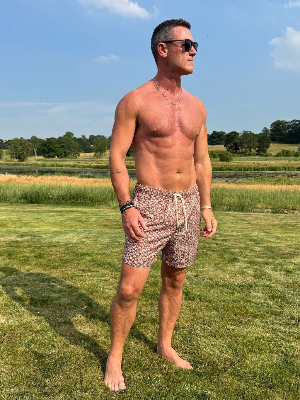"The Extra" Swimshorts | Repeat Caramel
