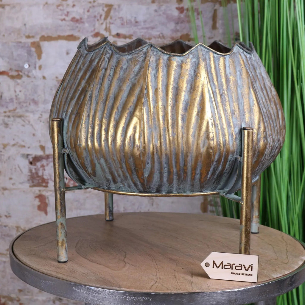 Dimma Plant Stand Gold