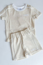 Mini COZY Terry Towelling Tee - Sand