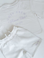 Mini Cozy Crew Resort Club Shorts - Snow White