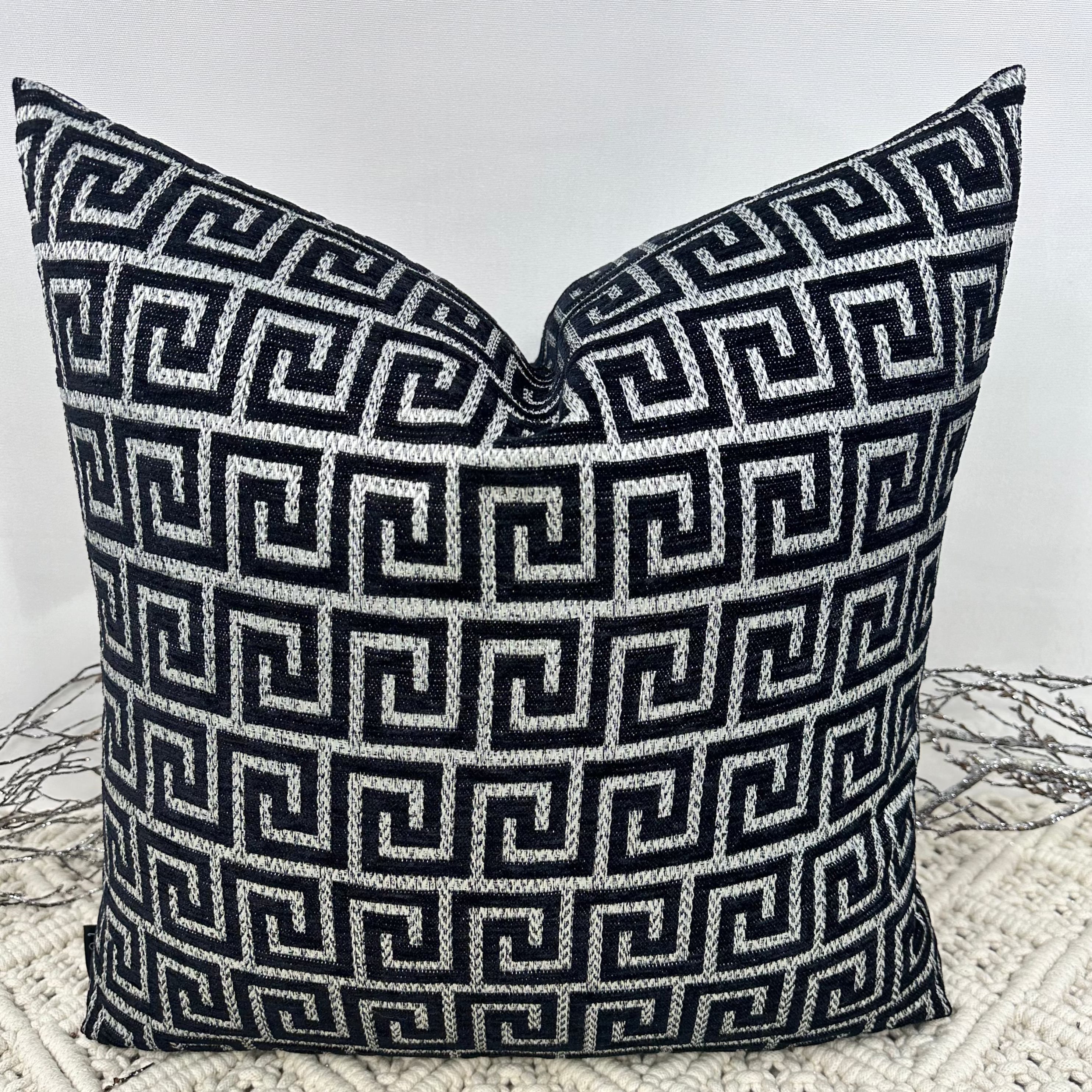 The Couture Cushion - The Black Harrington - Style No. 161