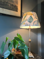 Blue & Green Rainforest Velvet Steep Empire Lampshade | Handmade Ceiling Light Shade | UK