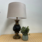 Cream Velvet Lampshade | French Drum Ceiling Light Shade | Bespoke Handmade Empire Lampshade
