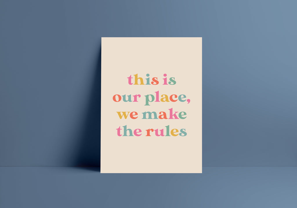 Lover (Taylor Swift inspired) A4 Lyric Art Print