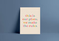 Lover (Taylor Swift inspired) A4 Lyric Art Print