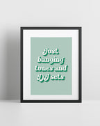 I Bet You Look Good On The Dancefloor (Arctic Monkeys inspired) A4 Lyric Art Print