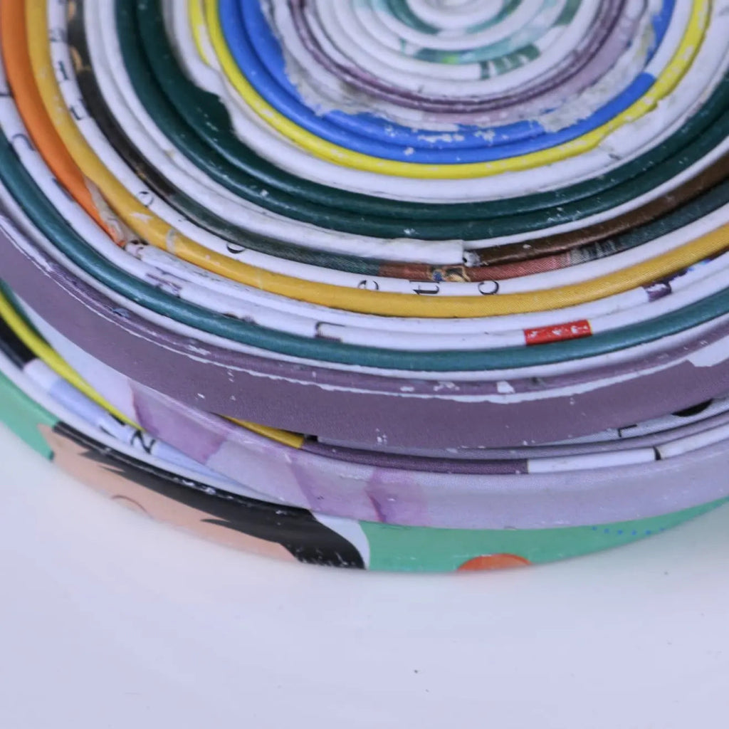 Kauli Set of 3 Recycled Coasters Magazine Paper