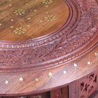 Alnif Medium Size Moroccan Side Table Sheesham Wood