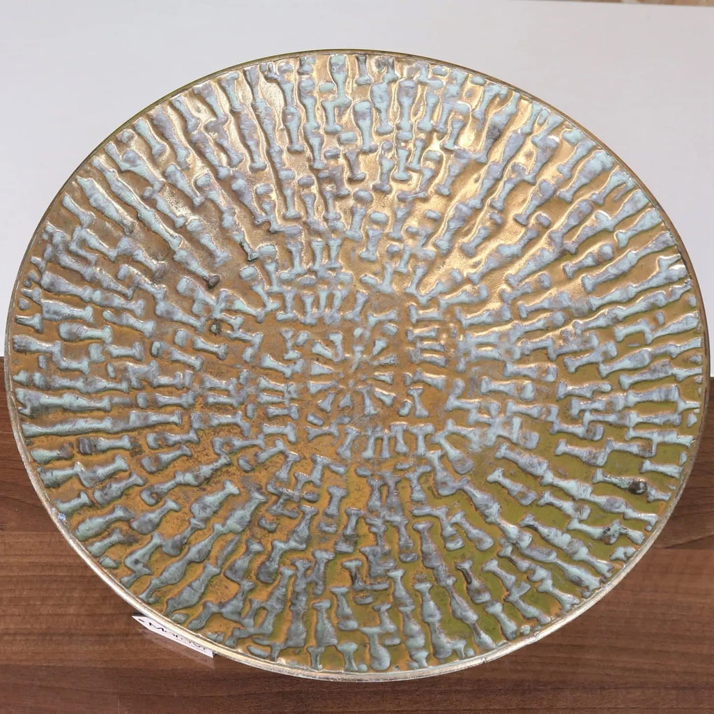 Barati Gold Decorative Bowl on Stand Antiqued