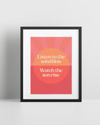 The Chain (Fleetwood Mac inspired) A4 Lyric Art Print