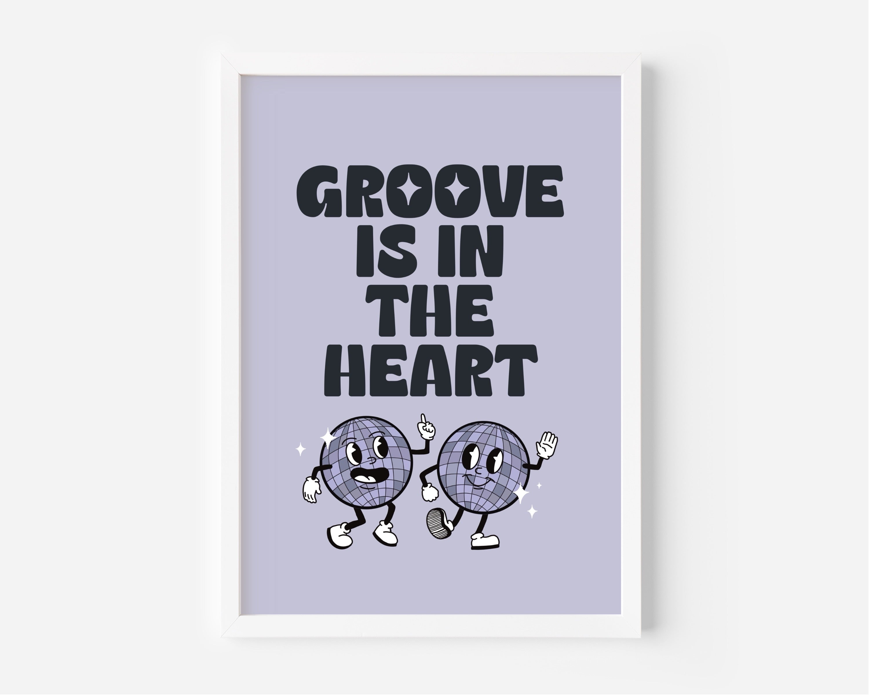 Groove Is In The Heart (Deee-Lite inspired) A4 Lyric Art Print