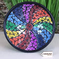 Dubdi Mosaic Bowl Rainbow Curve Design