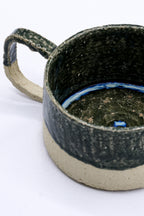Bluverde Grande Handmade Milled Stoneware Big Ceramic Mug