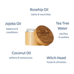 Coconut & Rosehip Calming Cream | Gentle Face Moisturiser for Irritated Skin