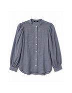 ingrid blouse | oxford blue