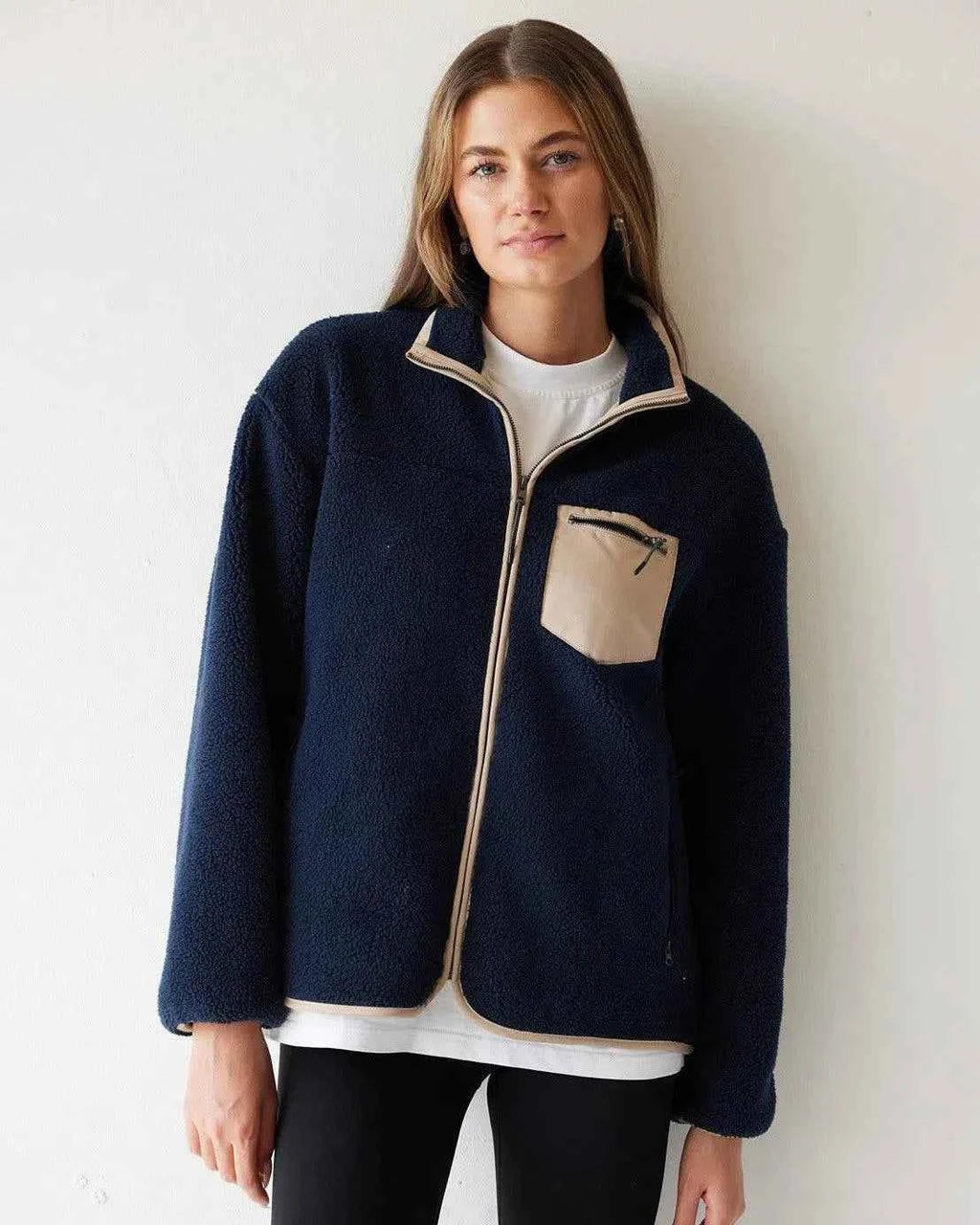 Sherpa Fleece Navy