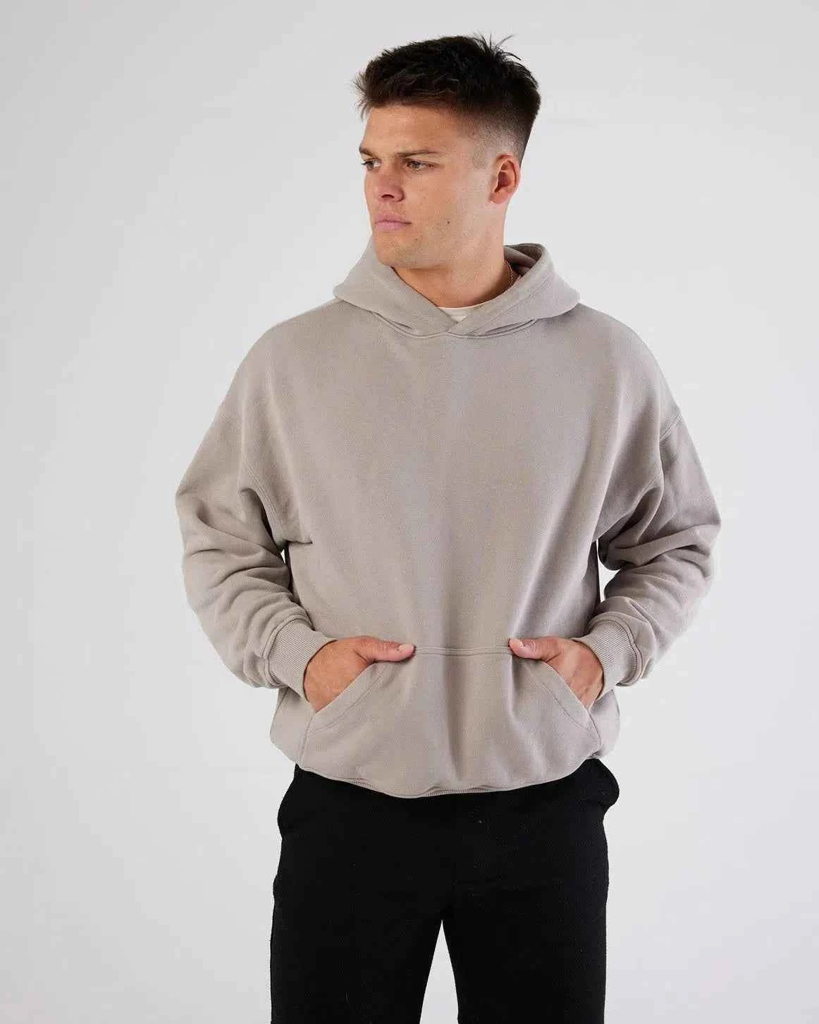 Monaco Heavyweight Hoodie Beige