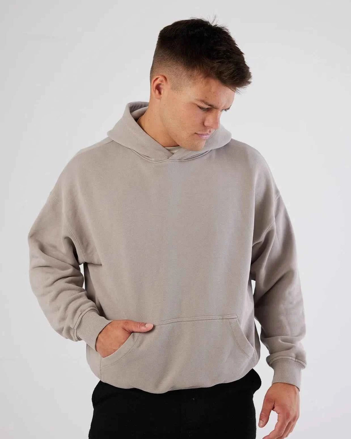 Monaco Heavyweight Hoodie Beige
