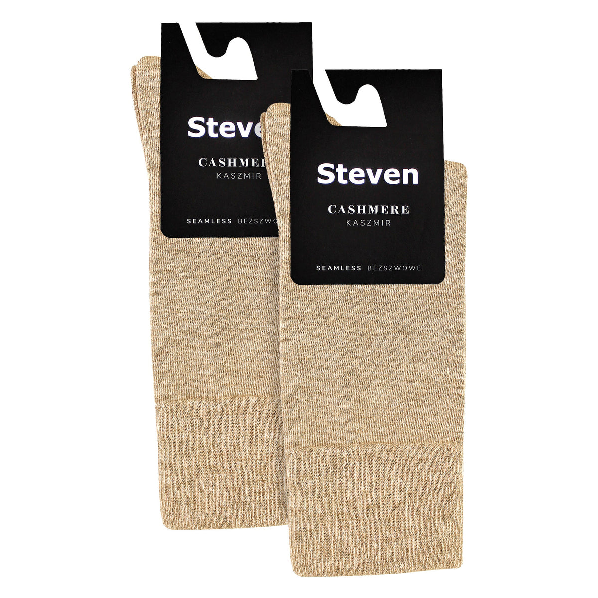 2 Pairs Mens Cashmere Socks - Luxury Soft and Warm Seamless Everyday Socks