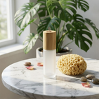Bamboo Glass Lotion Bottle