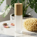 Bamboo Glass Lotion Bottle