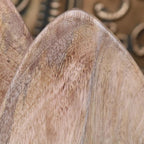 Jarita Oval Shaped Wooden Serving Dishes Set of 2
