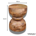 Jivana Mango Wood Side Table
