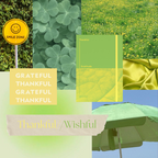 Thankful and Wishful Gratitude Journal, A5 - Green