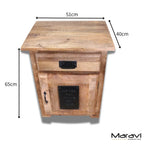 Jupiter Iron Works Furniture Industrial Bedside Cabinet