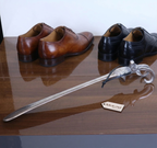 Khosa Ram's Head Metal Shoe Horn Antique Style