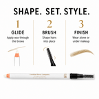 Brow Primer and Styling Pencil including Brush 2-in-1
