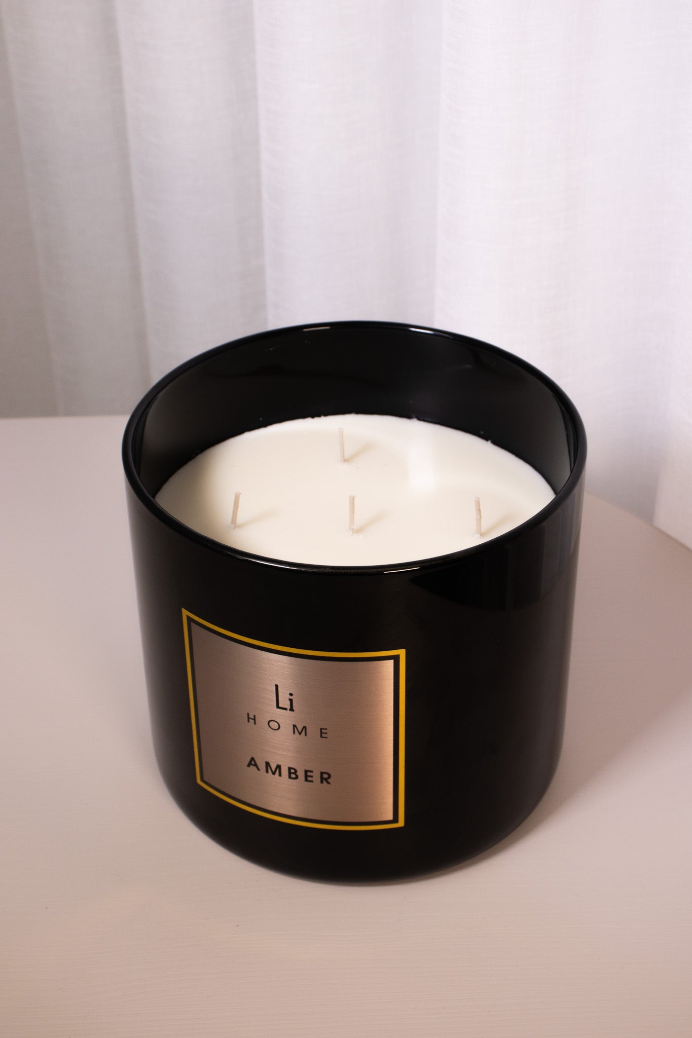 Amber - 3 Wick Luxury Candle 1kg