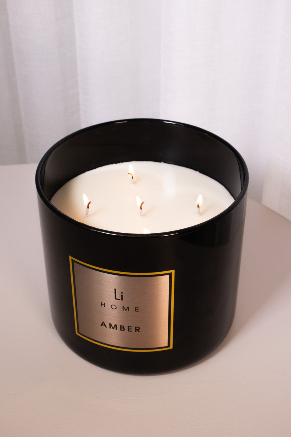 Amber - 3 Wick Luxury Candle 1kg