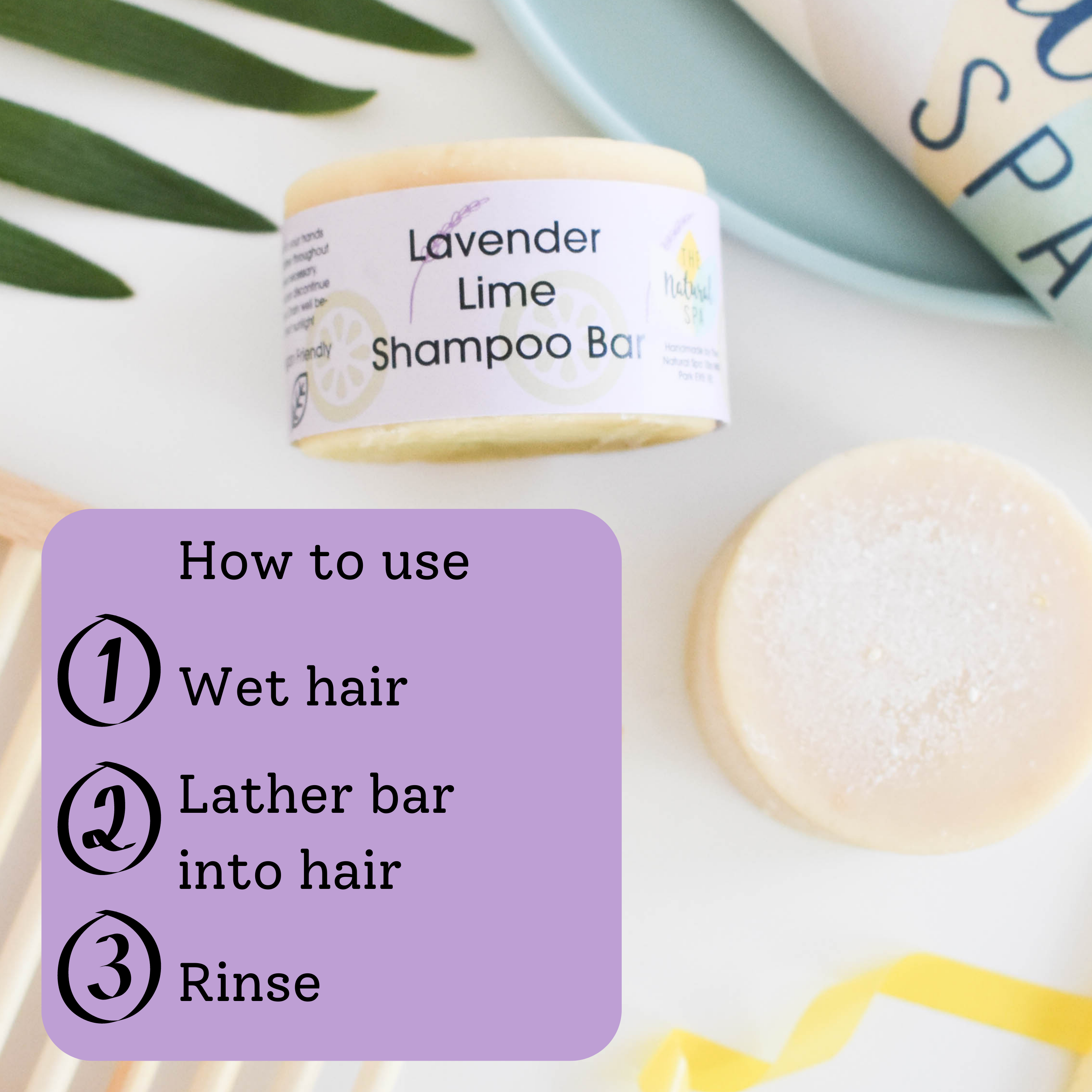 Lavender and Lime Classic Shampoo Bar