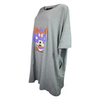 Ladies Oversized Long Nightie | Cute Novelty Style Pajama Top