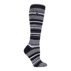 Ladies Thin Extra Long Patterned Lightweight Thermal Socks