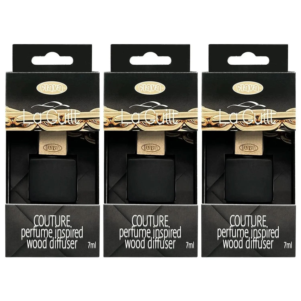 Flava Couture Wood Car Air Freshener - La Guilt