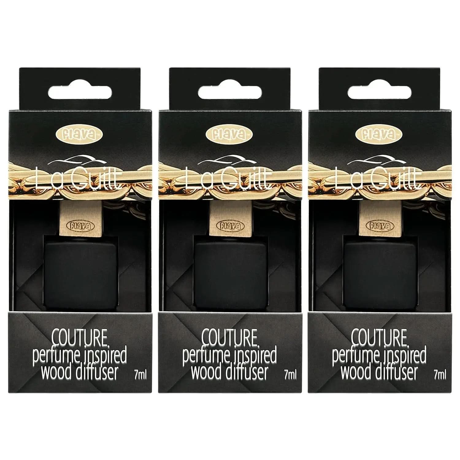 Flava Couture Wood Car Air Freshener - La Guilt