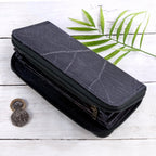 Vegan Leather Zip Over Purse