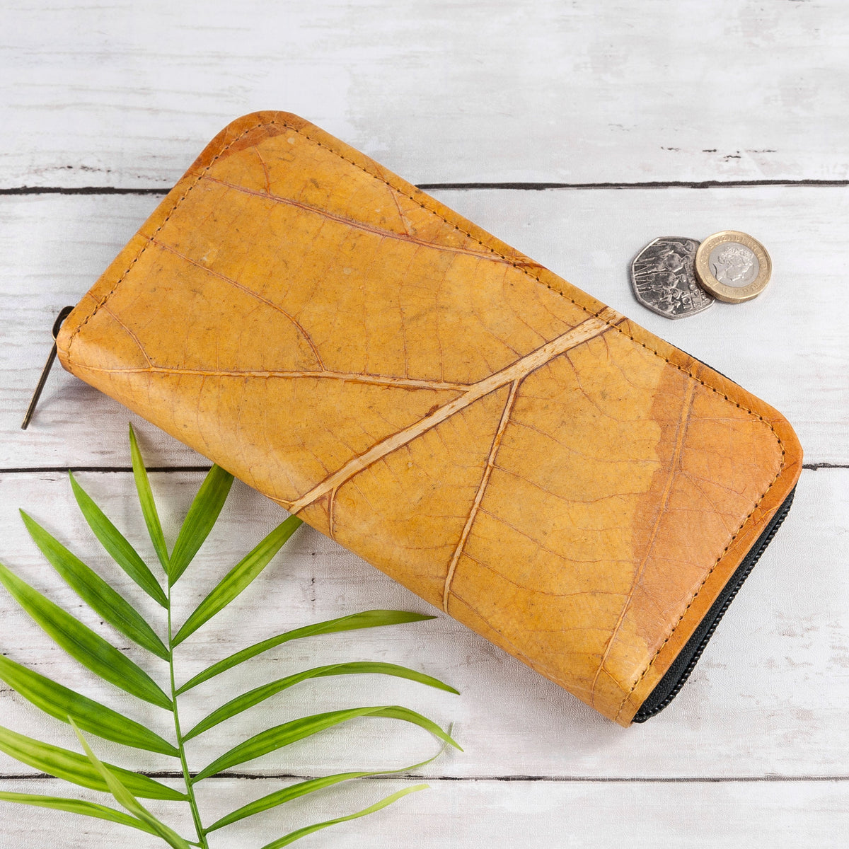 Vegan Leather Zip Over Purse