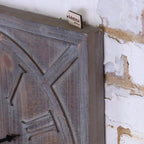 Large Square Wooden Clock 60cm 2 Colours