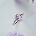 Estelle Lavender Amethyst Ring in Sterling Silver