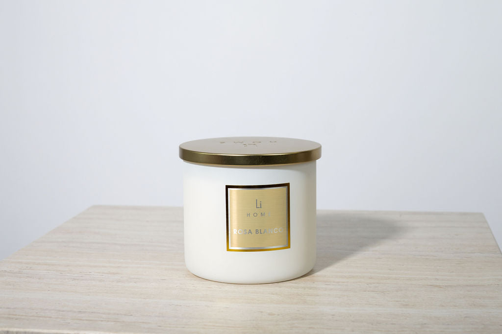 Rosa Blanco - 3 Wick Luxury Candle 1kg