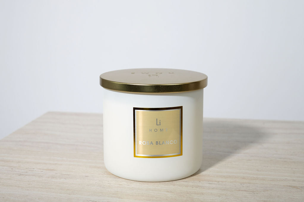 Rosa Blanco - 3 Wick Luxury Candle 1kg